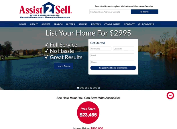 great real estate website, real estate website, website