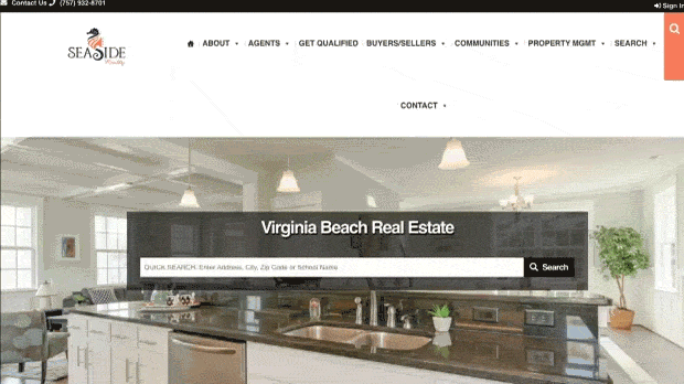 website, real estate website, great website